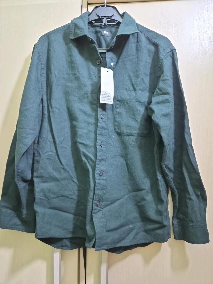 Uniqlo Рубашка фланелевая, мужская