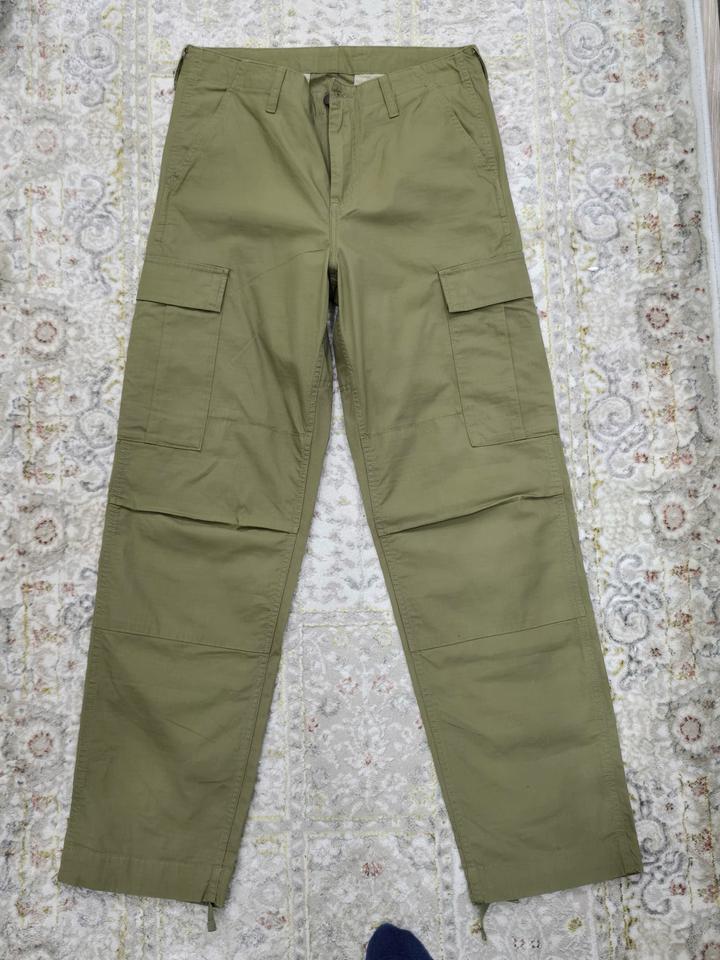 Carhartt WIP Regular Cargo Pant — Olive Ripstop, 30×32
