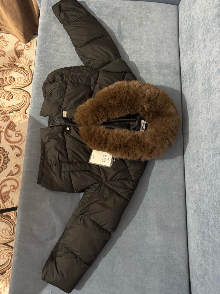 SHILANDU Куртка с меховым воротником