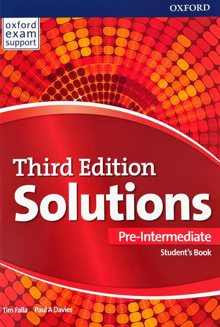 Solutions. Pre-Intermediate. Student's Book