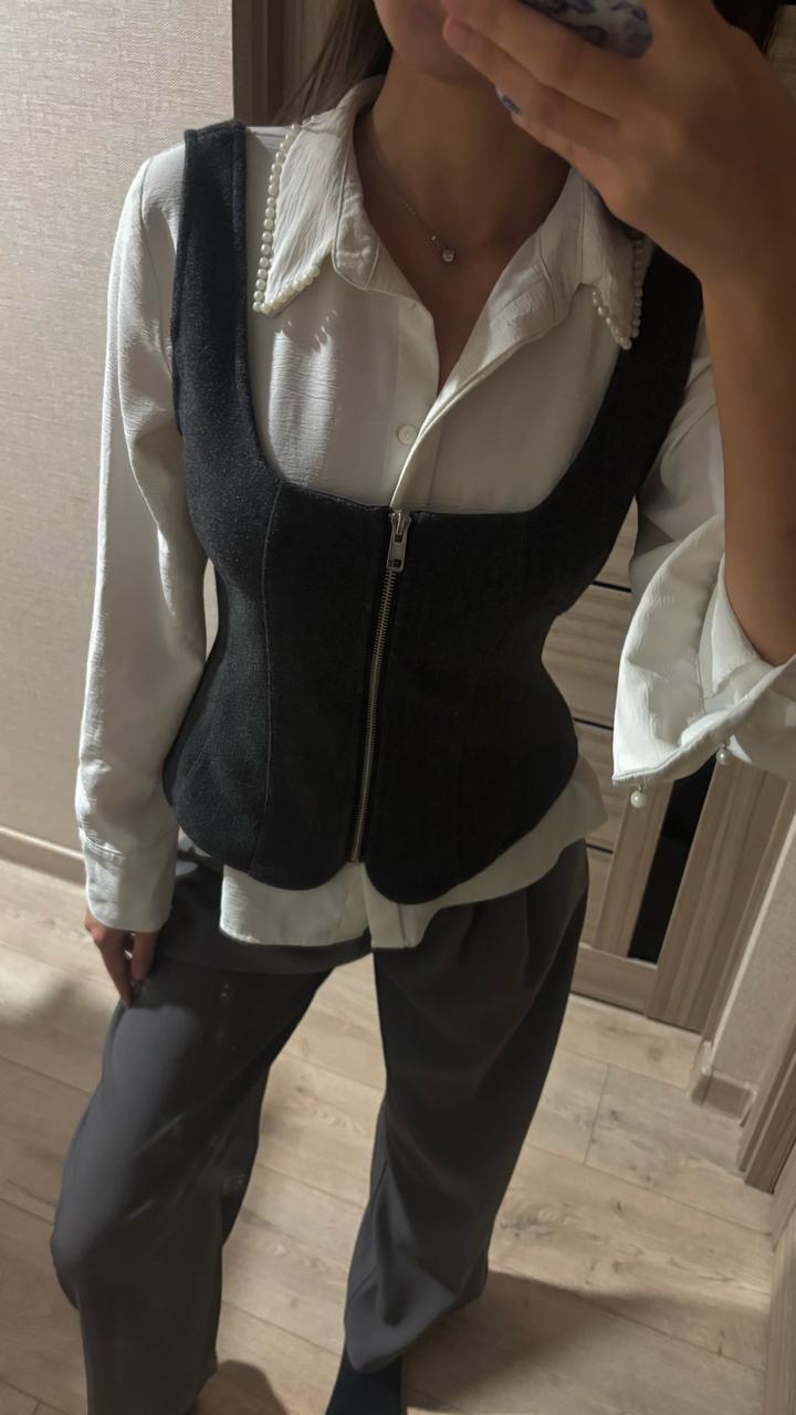 Zara Корсет на молнии