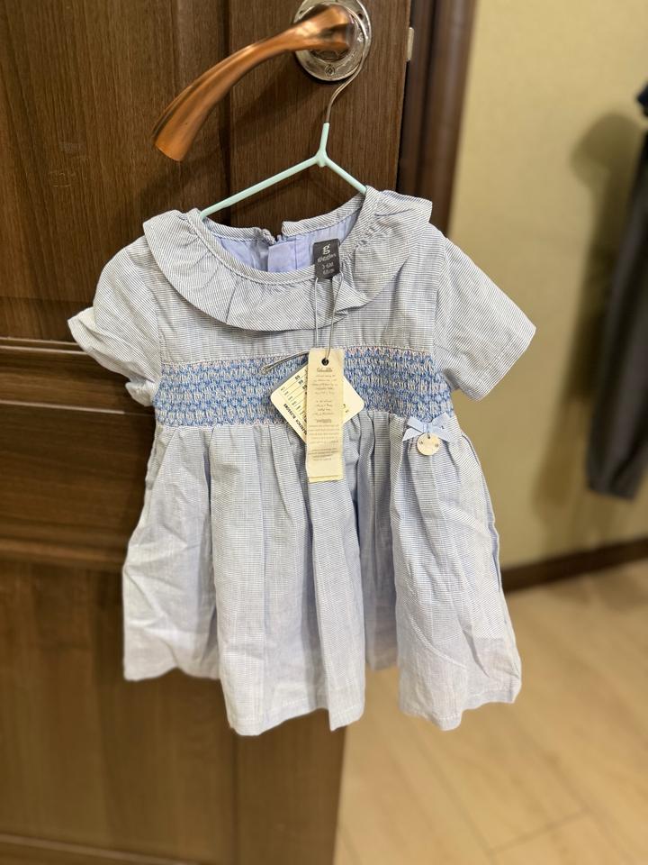 Платье для девочки 3-6M с коротким рукавом