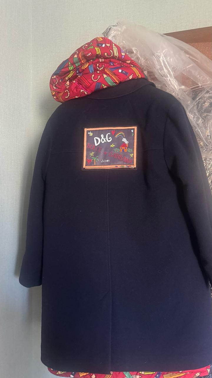 D&G Пальто с декоративными нашивками