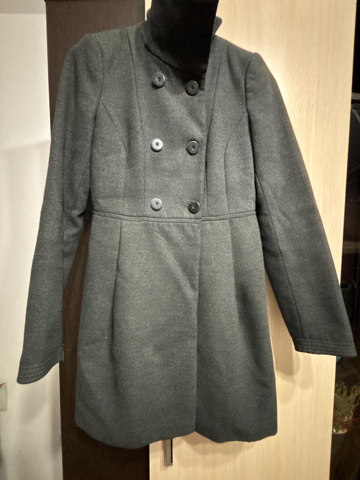 Двубортное пальто ZARA