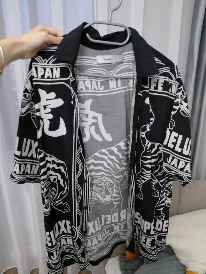 Рубашка летняя мужская bershka