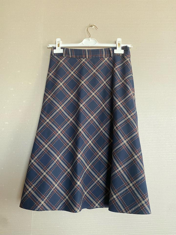 Юбка миди в клетку