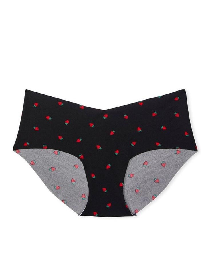 Victoria's Secret Бесшовные трусы с принтом клубника