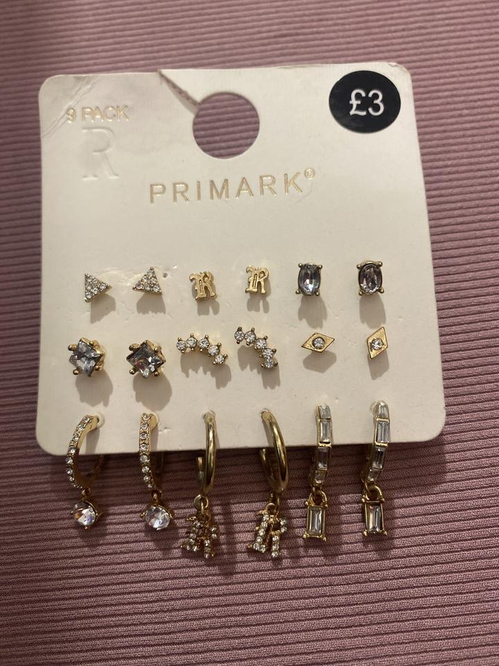 Primark набор серег 9 пар