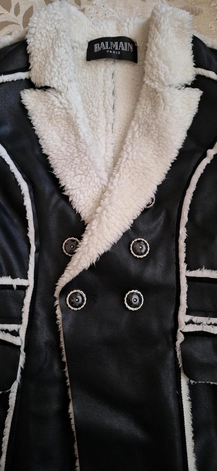 Короткая дубленка Balmain