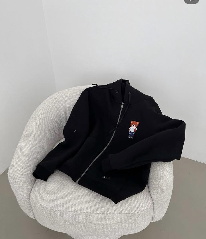 Худи BLACKY BRAND оверсайз с мишкой