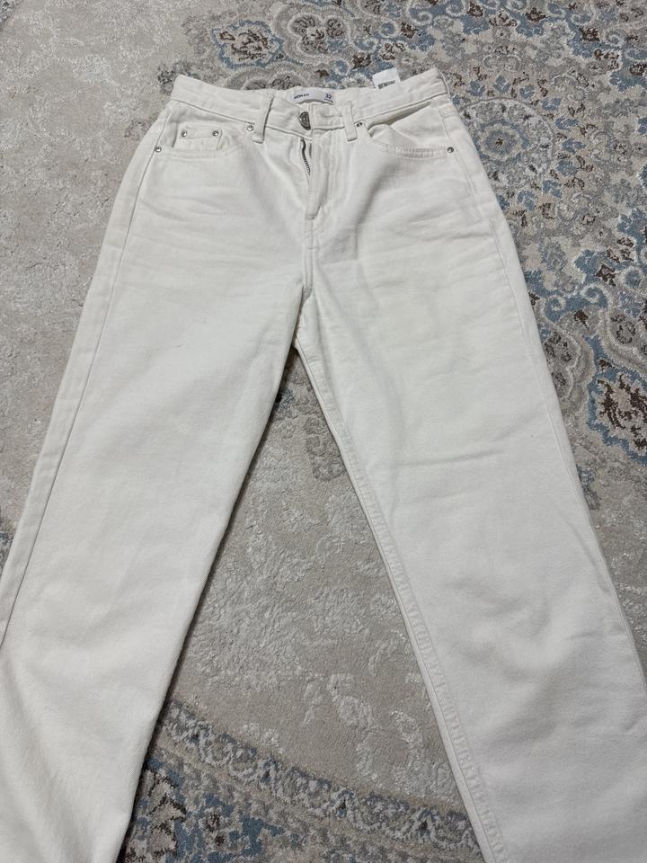 Sinsay Джинсы mom fit белые