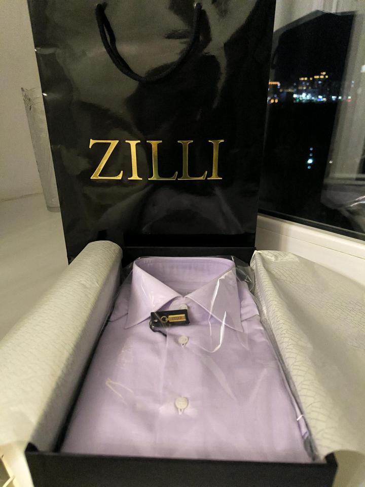 Рубашка Zilli новая 40 ворот