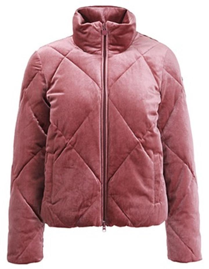 Emporio Armani Стеганая велюровая куртка