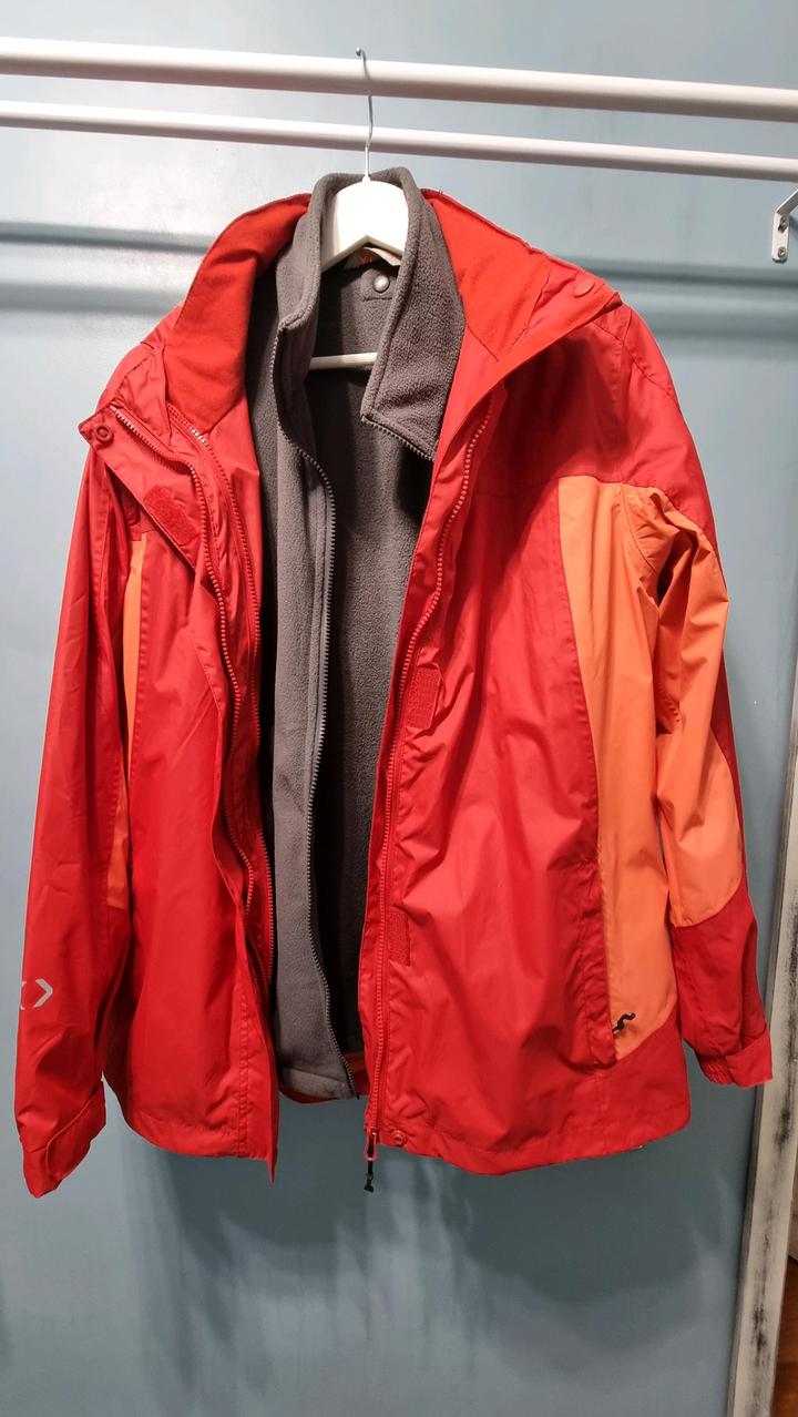Новая треккинговая куртка 2-в-1 HICKORY Outdoor с флисовой подстежкой (Размер XL