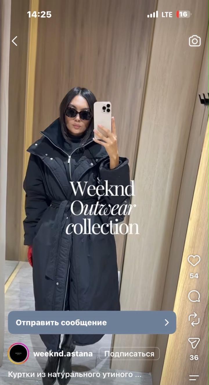 Пуховик Weeknd