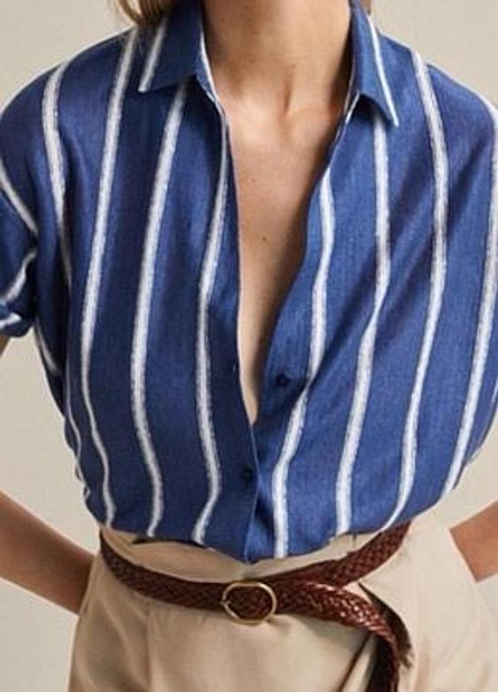 Massimo Dutti Рубашка в полоску Маsumo dutti