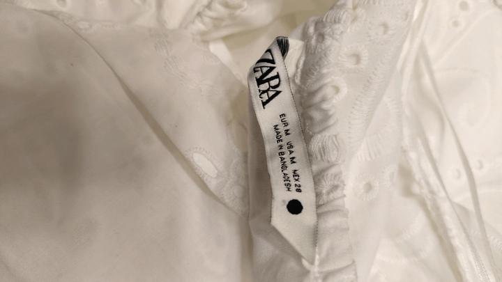 Белое платье Zara