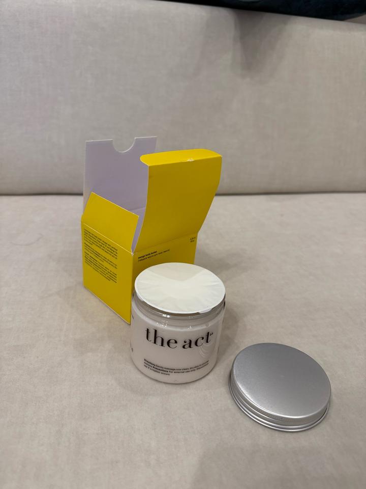 Твердое масло для тела the act mango body butter