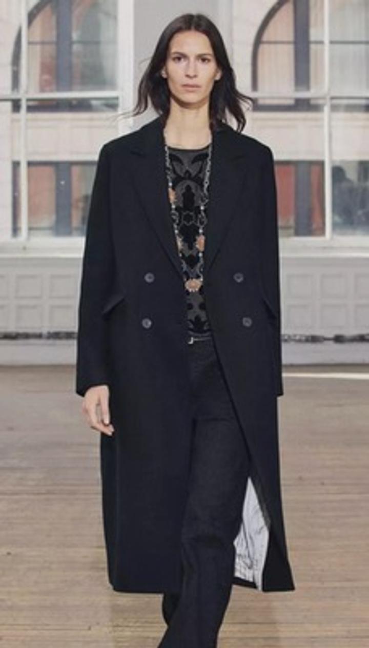 Двубортное шерстяное пальто Manteco от Zara