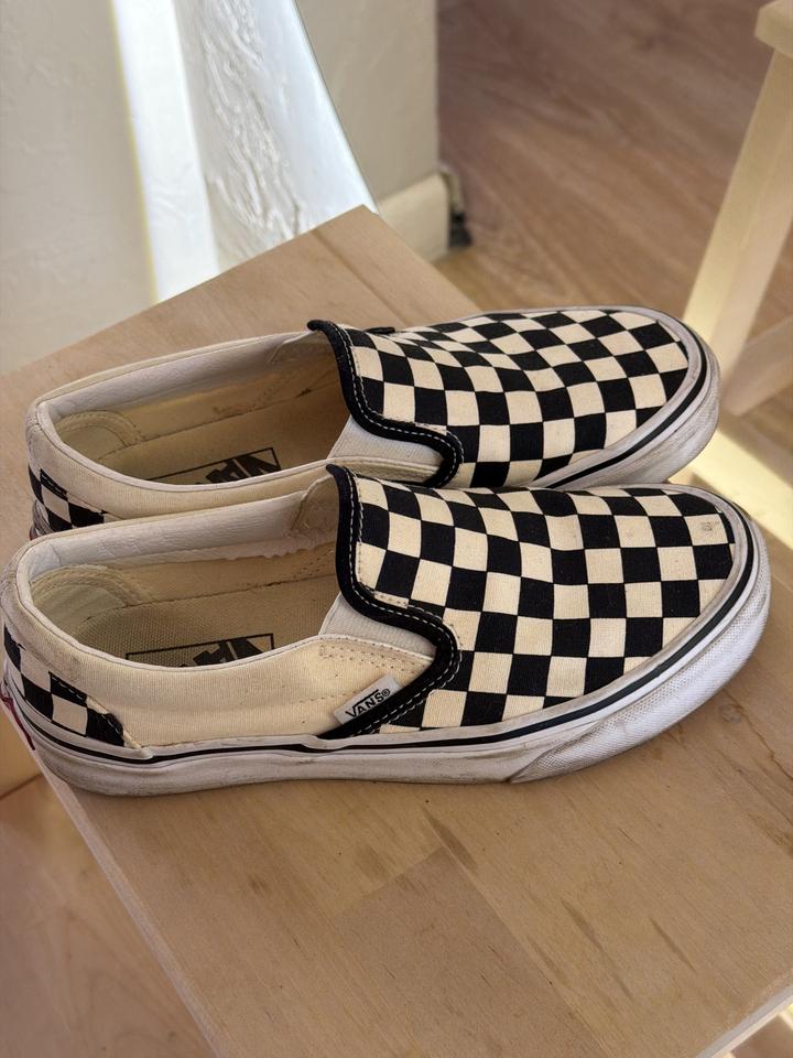 Слипоны Vans в шашечку