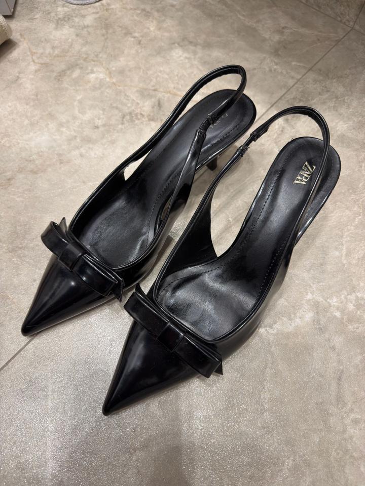 Туфли Zara с бантом