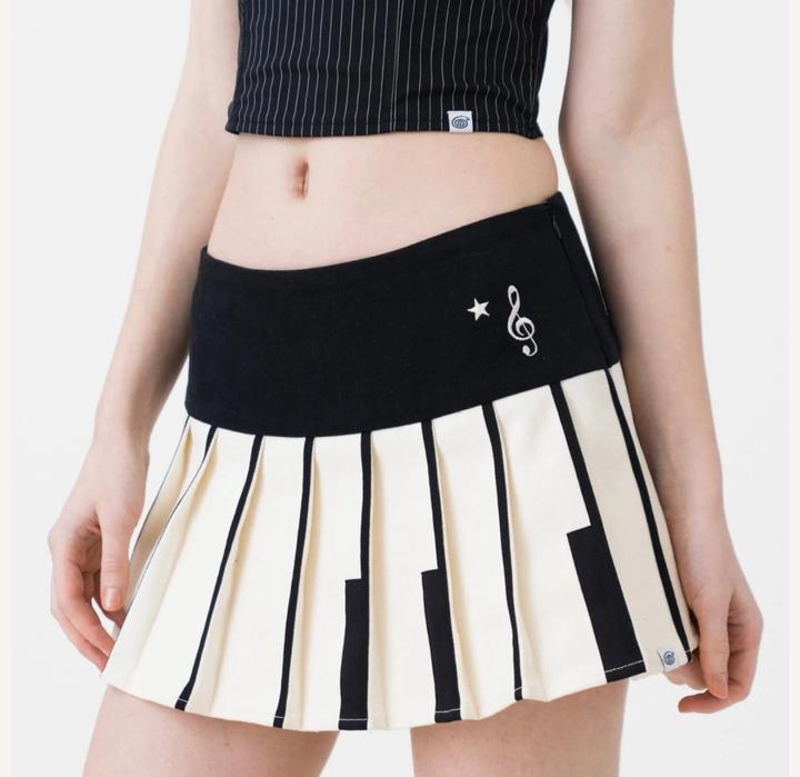 Юбка Six Dimension Piano Built-in Shorts Skirt