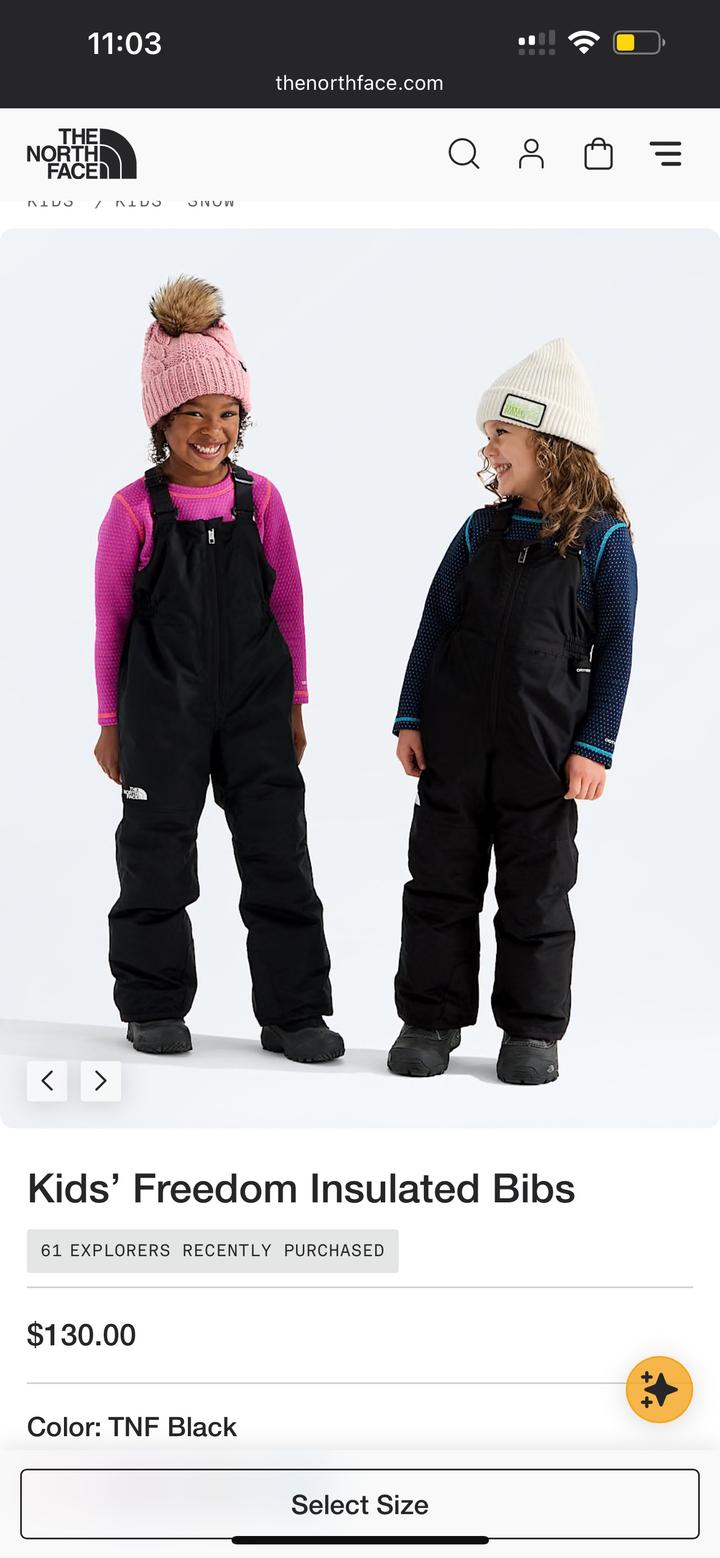Детский полукомбинезон The North Face