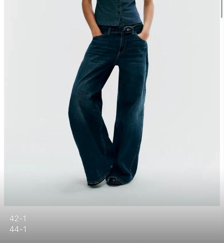 Zara Широкие джинсы