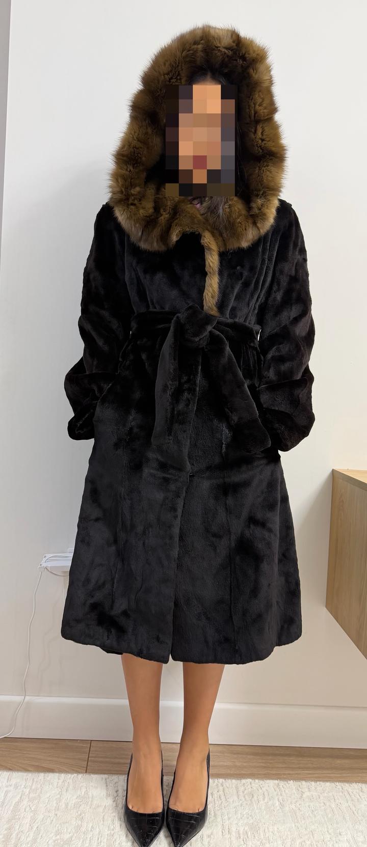 kopenhagen fur Шуба норковая/соболиная с капюшоном