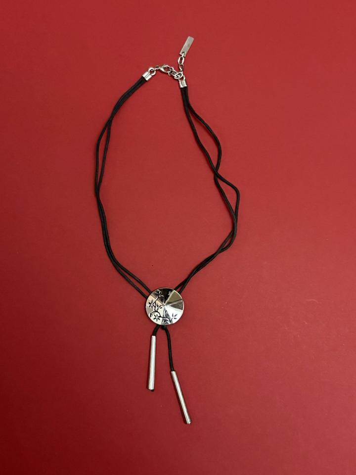Jewelry Колье с подвеской на кожаном шнурке