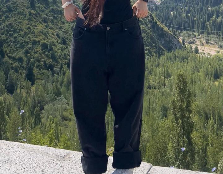 Qazaq Republic Джинсы оверсайз