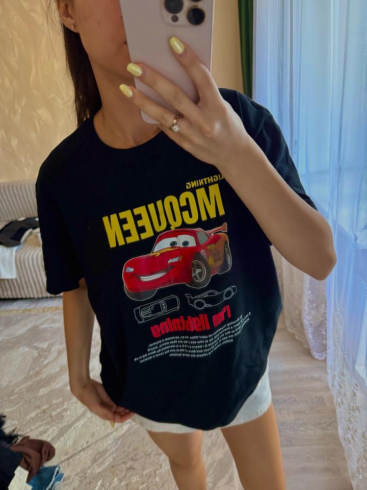 Футболка с принтом McQueen