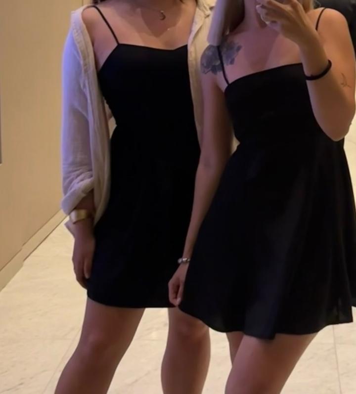 Платье мини на бретелях H&M