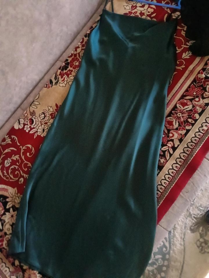 Dinur fashion Изумрудное платье