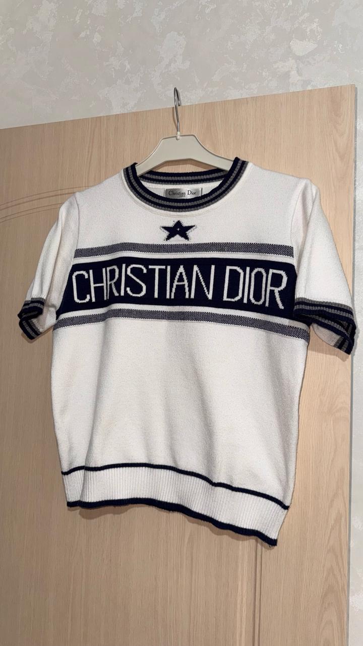 Christian Dior трикотажный топ