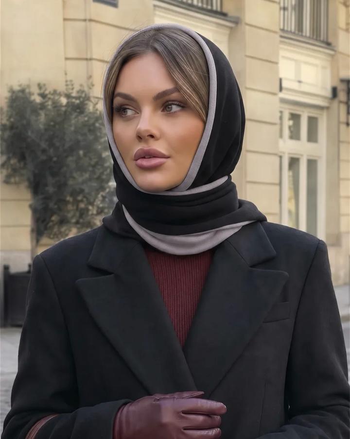 Двусторонний капор косынка