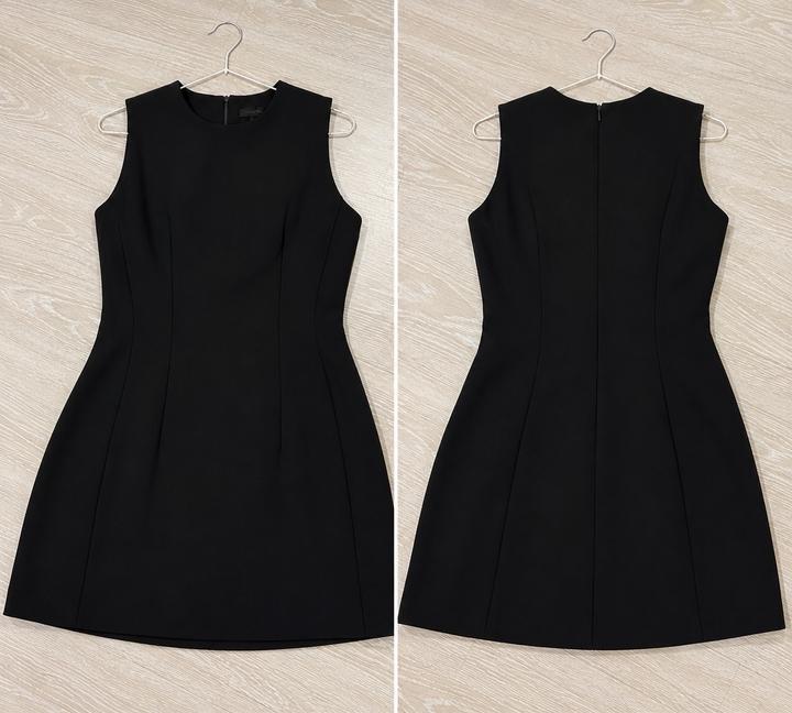 Zara Черное платье без рукавов