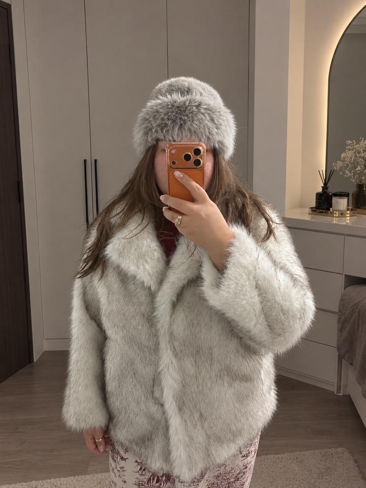 Rich size Шуба экомех