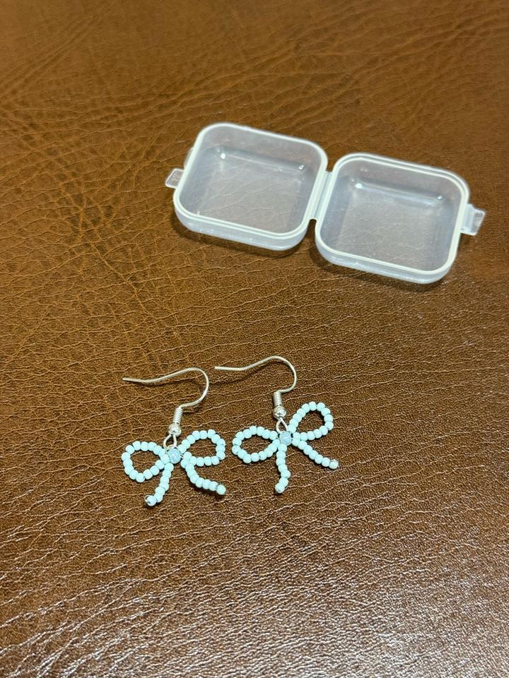 Handmade (ручная работа) Серьги бантики