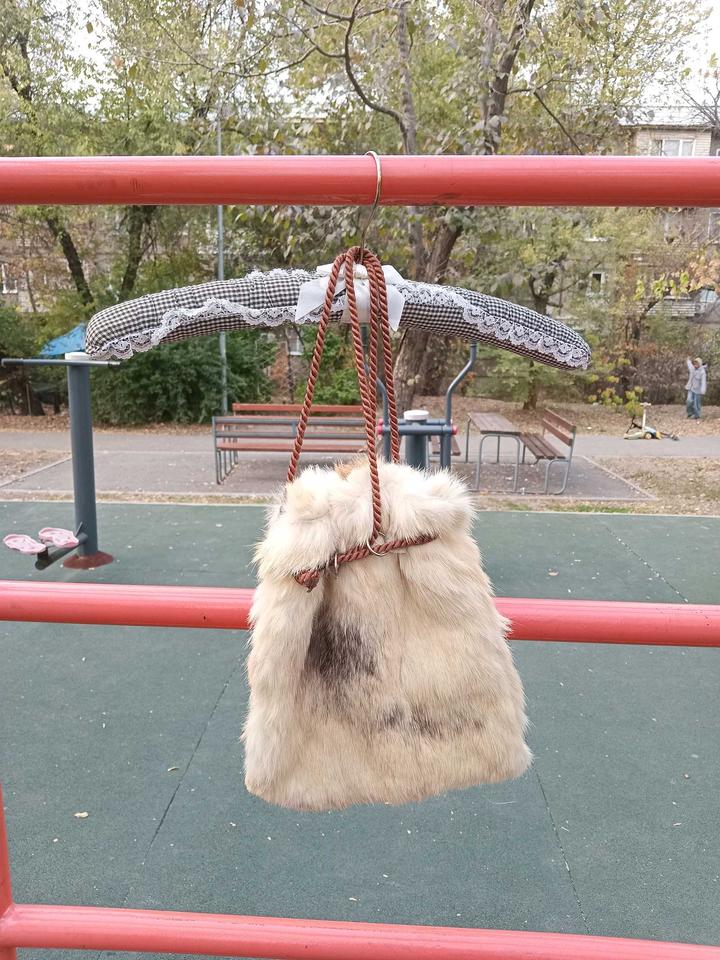 Меховая сумка