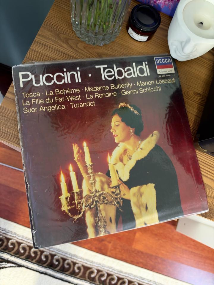 Виниловая пластинка Puccini · Tebaldi
