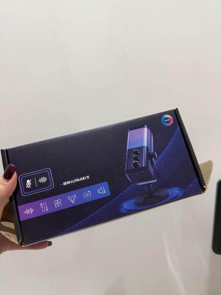 Микрофон с RGB подсветкой