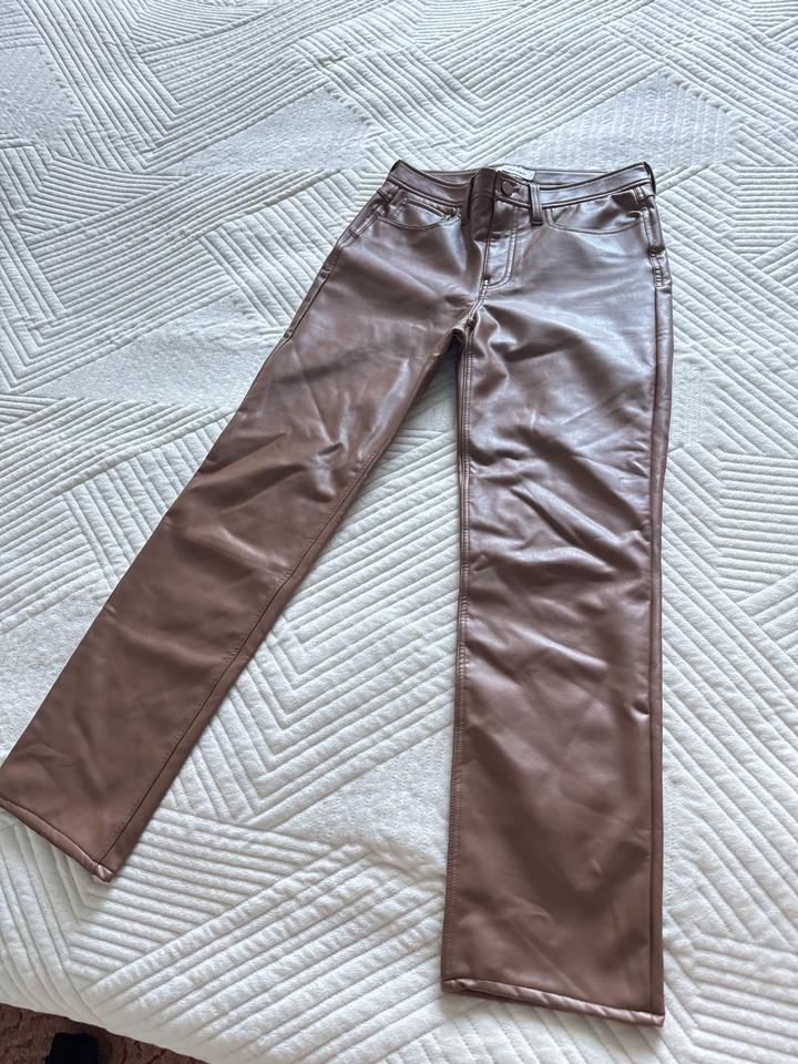 Брюки Calvin Klein из экокожи