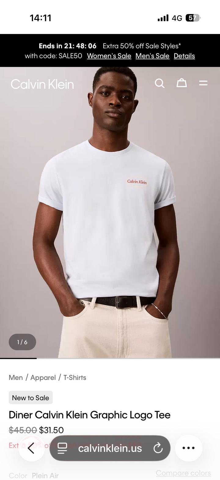 Футболка Calvin Klein