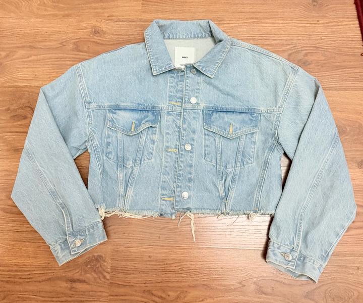Укороченная джинсовка от mango