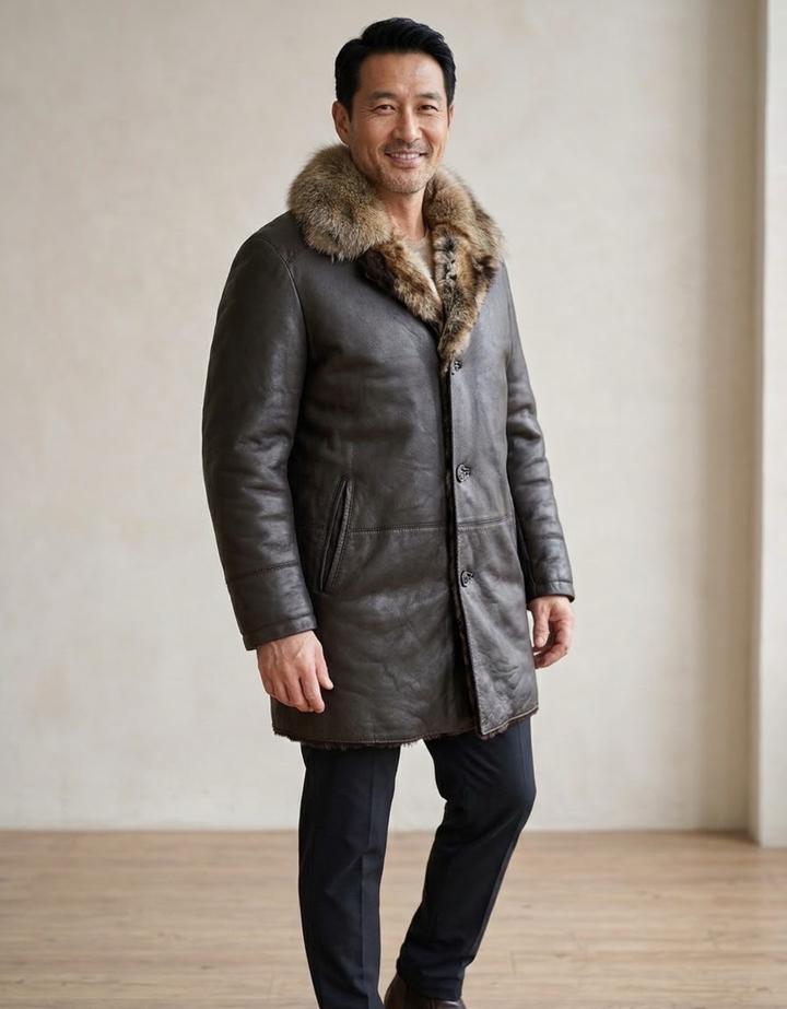Punto Fashion Мужская дубленка