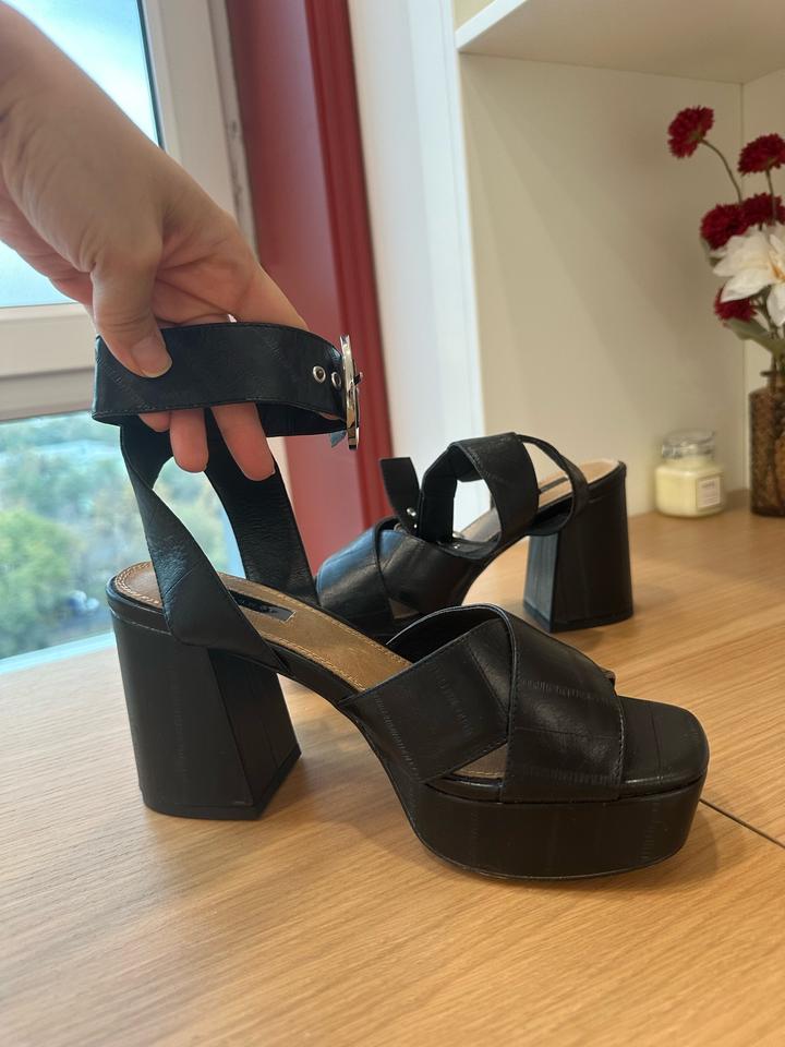 Босоножки Topshop на платформе и каблуке