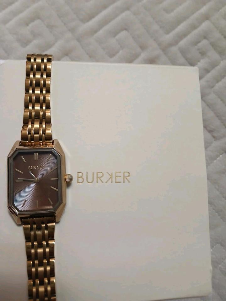 Часы женские кварцевые BURKER Isabell Gold Brown