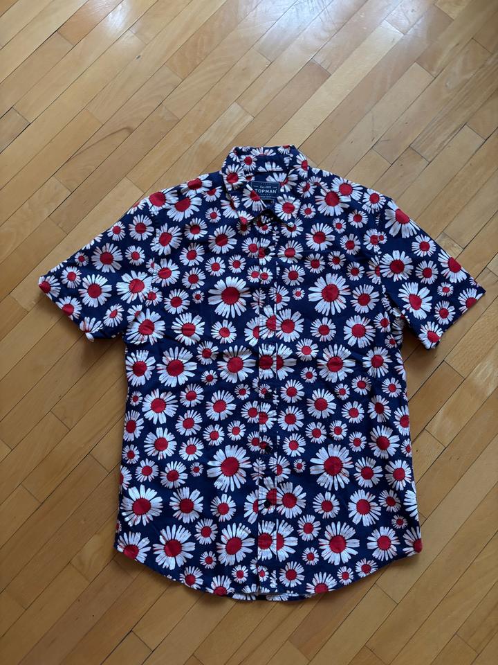 Рубашка TOPMAN с коротким рукавом