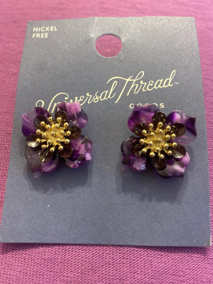 Серьги Universal Thread в форме цветов